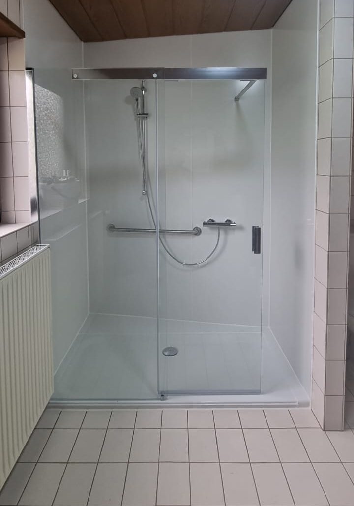 Nachher: Barrierefreier Zugang mit Schiebetür